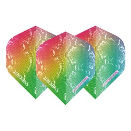 RED DRAGON Hardcore Peter Wright Snakebite Snakeskin Extra Thick Dart Flights - 3 sets per pack (9 flights in total)