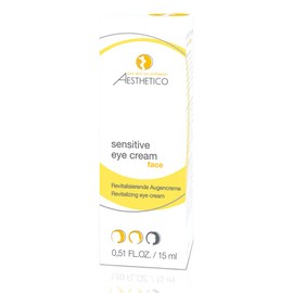 AESTHETICO Sensitive eye cream - anti-ageing care for the very sensitive eye area, structured by tiger grass, for contact lens wearers, 15 ml