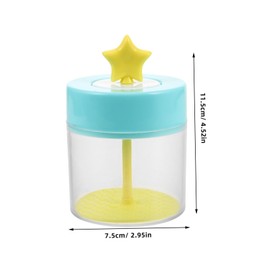 Baluue Effortless Face Wash Hair Shampoo Foamer Rebounding Design Plastic Skincare Routine Cleaning Gel Tool