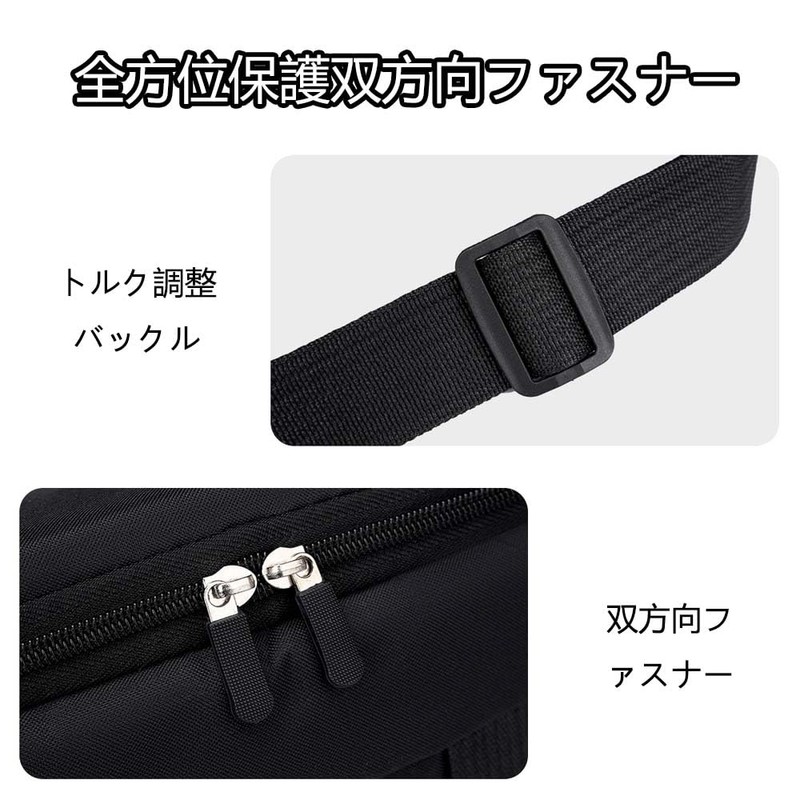 サムコス カメラバッグ カメラポーチ 巾着 ショルダーバッグ コンパクト 軽量 一眼レフカメラ/デジタルカメラ/USB充電器/小物入れ 撮影バッグ 出張