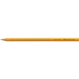 Faber-Castell F112409 Colour Grip Crayon, Dark Chrome/Yellow