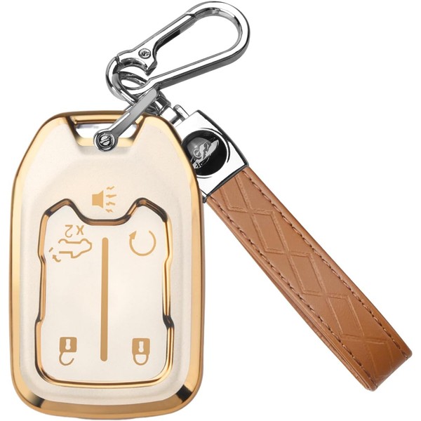 QBUC for Chevy Key Fob Cover, Key Fob Case for