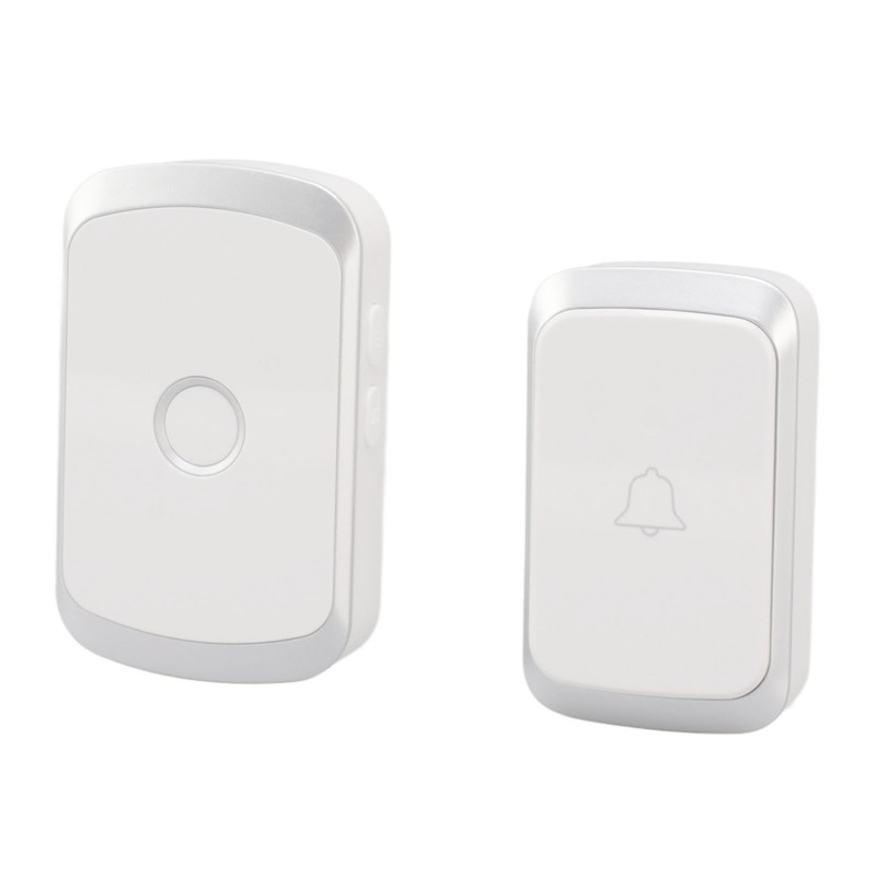 Wireless Doorbell with 36 Chimes 4 Volume Level LED Flashing