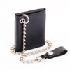 RAW HYD 6.75" Leather Trifold Wallet - Large Chain Wallets