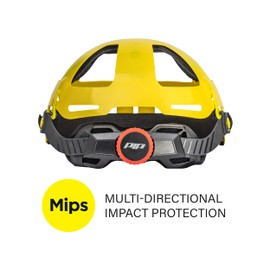 PIP Traverse Vented, Industrial Climbing Helmet with Mips Technology, ABS Shell, EPS Foam Impact Liner, HDPE Suspension, 4-Point Chin Strap, ANSI II, Hi-Vis Yellow (280-HP1491RVM-44)