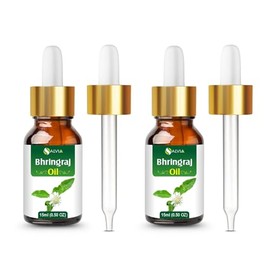 Salvia Bhringraj Oil – 2 Pack | Cosmetic Grade Carrier Oil for DIY Skincare, Haircare & Massage – 15ml / 0.51 Fl oz