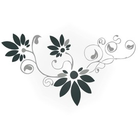 Grafix Sticker Toilet Lid St02 for Pressalit Silver Grey/Black Vinyl