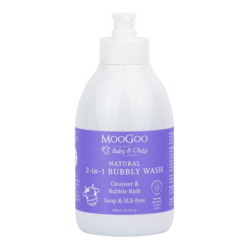 MooGoo Baby & Child 2-in-1 Bubbly Wash, 1 Litre