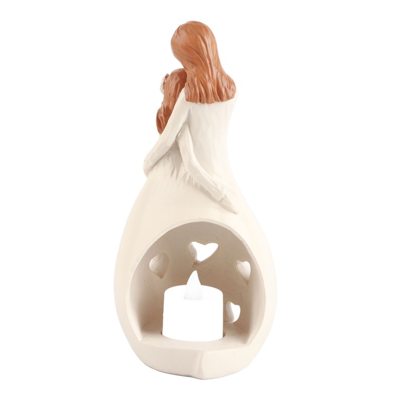 Mother's Day Gift Mother Daughter Hug Candle Holder Candle Light