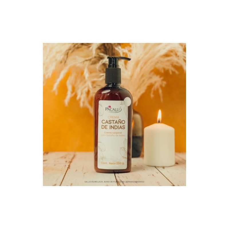 PACALLI Crema Castaño de Indias 2x250g - Con Hamamelis y