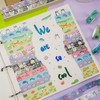 YUBBAEX 20 Rolls Cute Animals Washi Tape Set Gold Silver