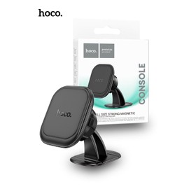 Hoco H30 Brilliant Center Console Magnetic Car Phone Holder, Black