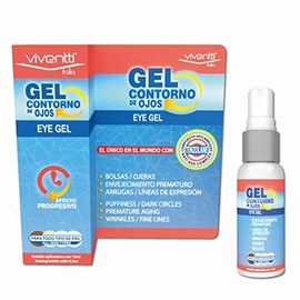 Adiós Ojeras Patas de Gallo Inflamación Bolsas y Arrugas en los Ojos con VIVENTTI Gel Contorno de Ojos Fórmula Italiana Piel Reseca Poca Elasticidad M