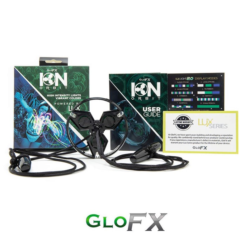 GloFX Clear Ion 3 LED Orbit - Light Orbit Rave