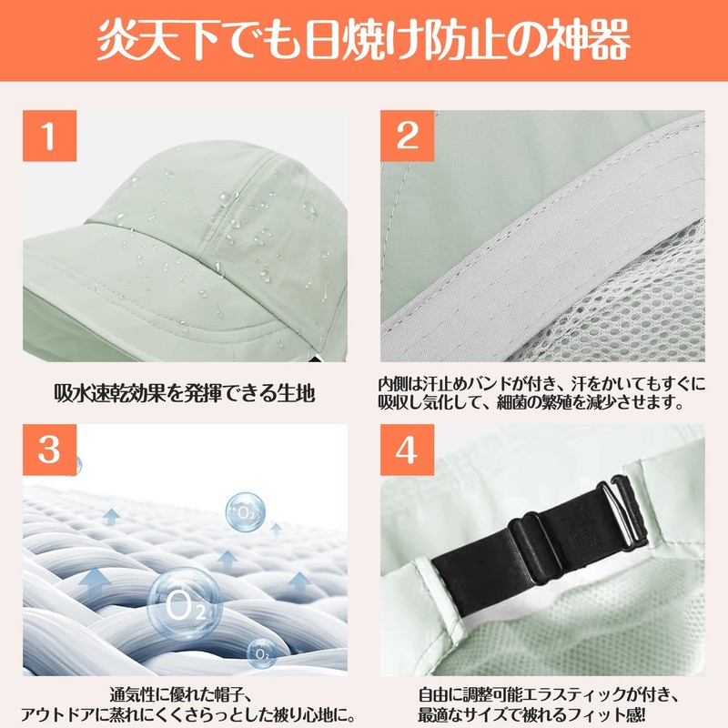 Dunluluoyin UV Protection Hat, Women's Sun Protection Hat, Ultra Lightweight