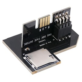 ieron SD2SP2 Pro Memory Card Reader Micro SD Card Reader Memory Card Adapter Support TFCard Compatible with Game Cube (DOL-001)