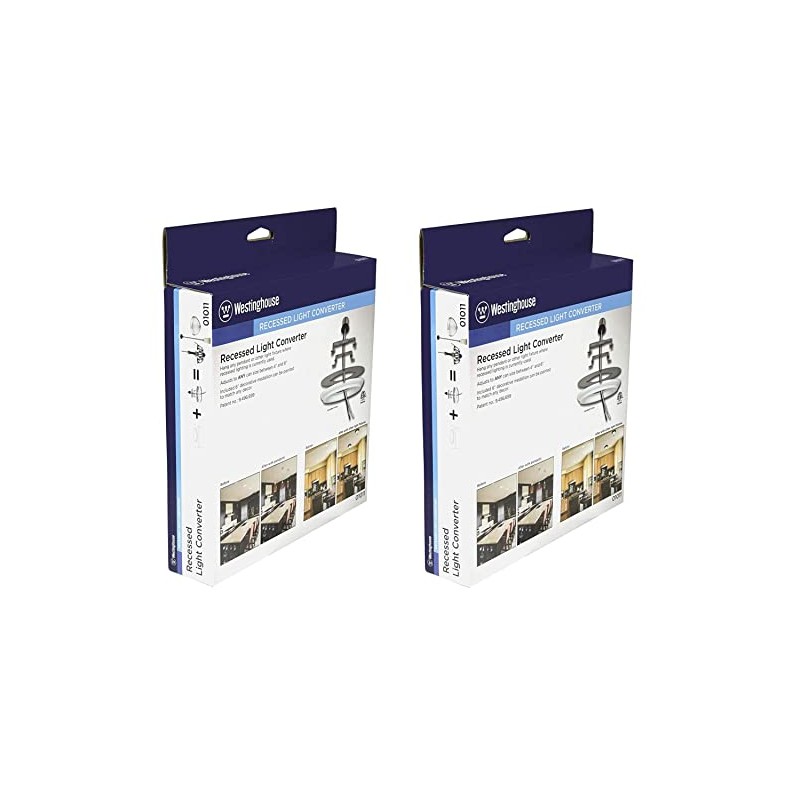 Westinghouse 0101100 Recessed Light Converter - 2 Pack