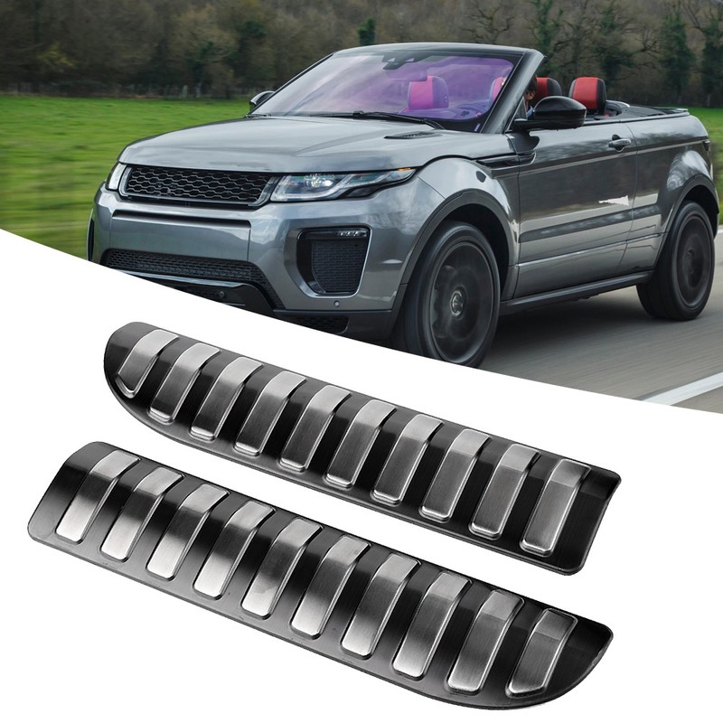 2pc Car Inner Rear Bumper Guard Protector Scuff Sill Plate