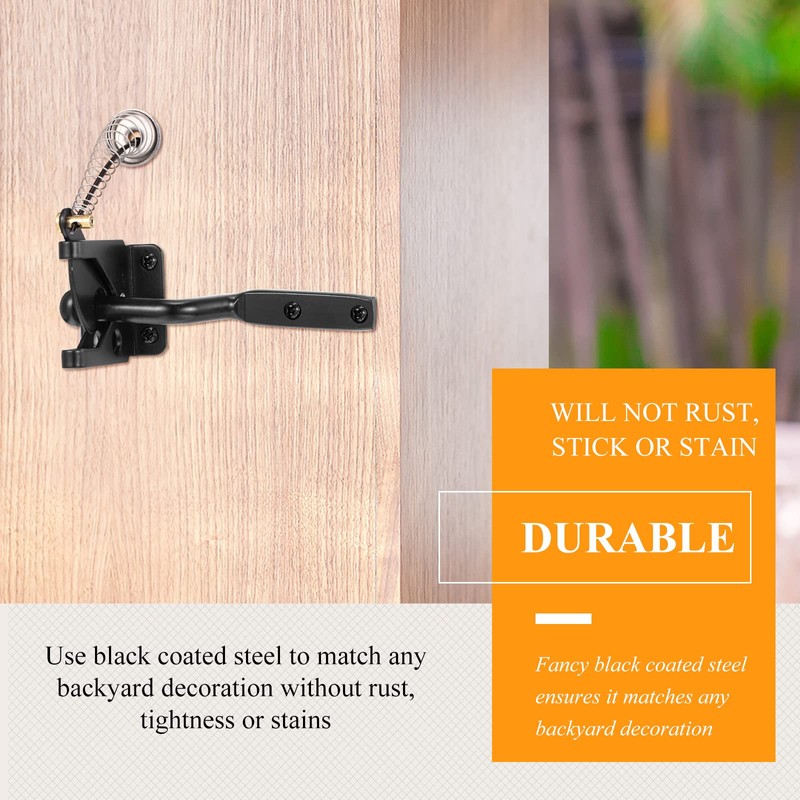 Hotop Self Locking Gate Gravity Latch Stainless Steel Spring Loaded