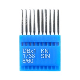 Blooy - DBX1 Standard Needles for Industrial Lockstitch Sewing Machines DB*1,16x257, 1738A (Pack of 100 PCS) (Size 8/60)