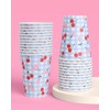 xo, Fetti Cherry Blue Gingham Paper Cups - 12 oz,