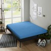 Erwin Müller Fitted sheet, "Erding" terry blue size 90x190 cm