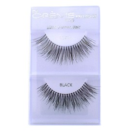 12 Pairs Crème 100% Human Hair Natural False Eyelash Extensions #747L