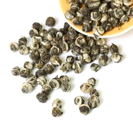 GOARTEA 10pcs 8g Nonpareil Supreme Jasmine Pearls Tea Jasmine Tea Loose Leaf Jasmine Green Tea Chinese Jasmine Dragon Pearls Tea Easy Bag
