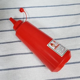 Extra Large 600ml Sauce Bottle Syrup Container 4ea