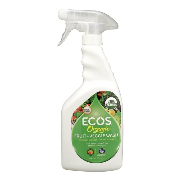 ECOS Organic Fruit & Veggie Wash, 22 FZ