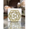 Chez JuJu Champagne Gold Metal Upright Napkin Holder | Cutout