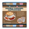 Double Donut Coffee Cappuccino Pods, Caramel Cappuccino, Single Serve for