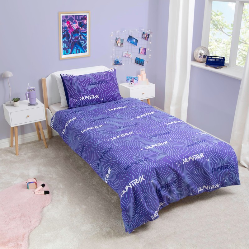 K Pop Demon Hunters Officially Licenced Single Duvet Cover Set