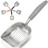 Frxat Cat Litter Scoop, Kitty Metal Scooper, Aluminum Alloy Sifter,