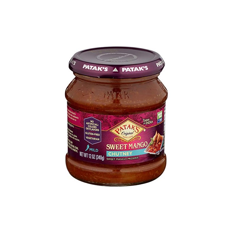 Patak's Sweet Mango Chutney, 12 Fl Oz