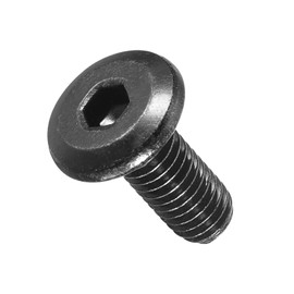METALLIXITY Flat Head Hex Socket Cap Screws Bolts(M5-0.8x8) 30Pcs, Steel Hex Socket Furniture Bolts Countersunk Screws - for Furniture Woodworking Project, Black
