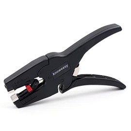 Knoweasy Pelacables y cortador automático, herramienta de pelado de cables 2 en 1 resistente para pelar cables, corte de