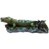 SLOCME Aquarium Alligator Air Bubbler Decorations - Aerating Action Crocodile