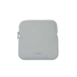 CBJAPAN Food Man Lunch Box Case, Thin Lunch Box, Mee, 16.9 fl oz (500 ml), Light Gray, Perfect Fit, Elastic Fabric, Portable, Smart Work, School, DSK