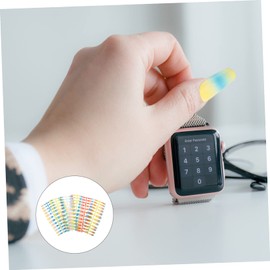 FOMIYES 144pcs Long Fake Nails Rainbow Gradient Shimmer T-shape False Nail Strips for Girls Artificial Nail Art Tips for Prom Party Salon