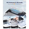 EUHOMY Countertop Ice Maker Machine with Handle, 26lbs in 24Hrs,