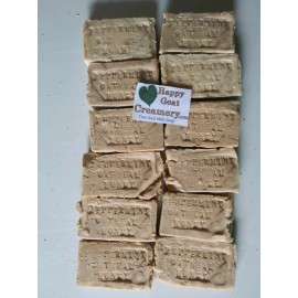 Happy Goat Creamery 10 BARS PEPPERMINT OAT & HONEY GOAT MILK SOAP ESSENTIAL OIL HAPPY GOAT CREAMERY