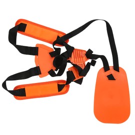 AUNMAS Trimmer Shoulder Strap, Comfortable Weight Distribution Reduces Fatigue, Adjustable for All Body Sizes, Robust Nylon Material, Universal Use, Orange Colour