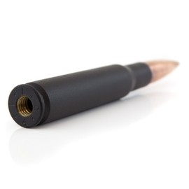 Lucky Shot Bullet Shaped Beer Tap Handles For Kegerator | Original Once Fired BMG Round | Kegerator Tap Handle Beer Keg | Beer Alternative Draft Top Black