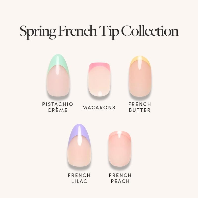 Glamnetic Spring French Tip Press On Nail Collection - Nail