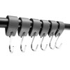 Brute Strength - Leather S Hooks for hanging - Grey