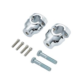 2'' Rise 1" Motorcycle Handlebar Riser Clamp Mount For Harley Sportser Dyna Touring Softail Models O.D. 1-1/2''