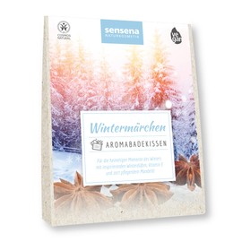 Sensena Aroma Bath Pillow Herbal Bath - Natural & Vegan Bath Additive: "Winter Fairytale", Harmony & Relaxation, with Star Anise & Cardamom, for a Nourishing Relaxation Bath, Herbal Pillow
