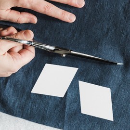 Sewroro White Piecing Paper Quilting DIY Paper 100pcs Diamond Shaped Templates for Patchwork Projects Reusable Easy to Use All Skill Levels