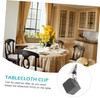 CIYODO 4 pcs Heavy Duty Tablecloth Weights Pendants with Clips